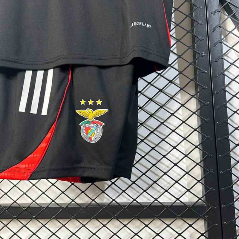 2025/26 Benfica Black Training jersey kids Kits size: 16-28