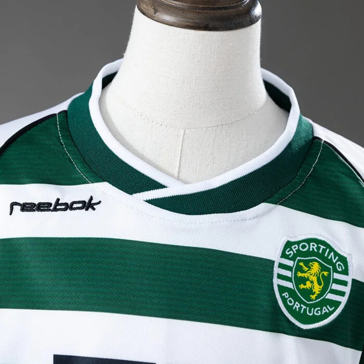 Retro Sporting Lisbon 2001/03 Home Kid Kits Long Sleeve