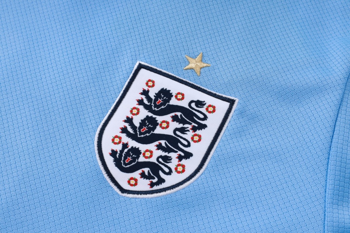 2026 England Light blue Training Set Shirt and Shorts