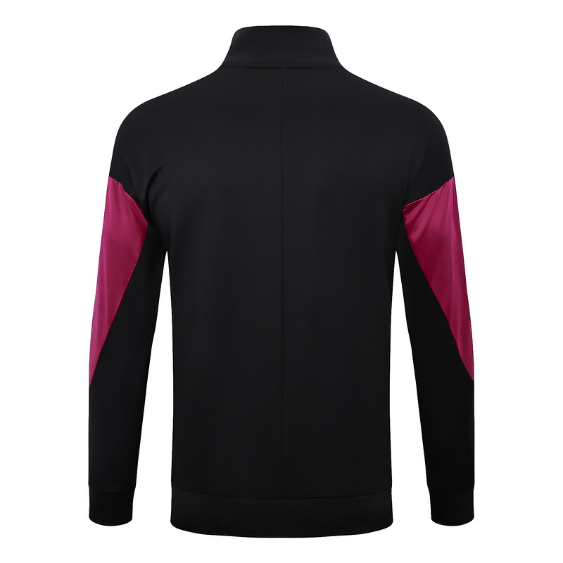 2024/25 Paris Black Jacket Training Suit Set Football Team Shirt Sports Fashion