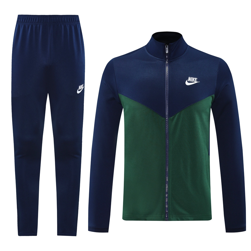 2024 Nike Blue Green Jacket Training Suit Set Football Team Shirt Sports Fashion
