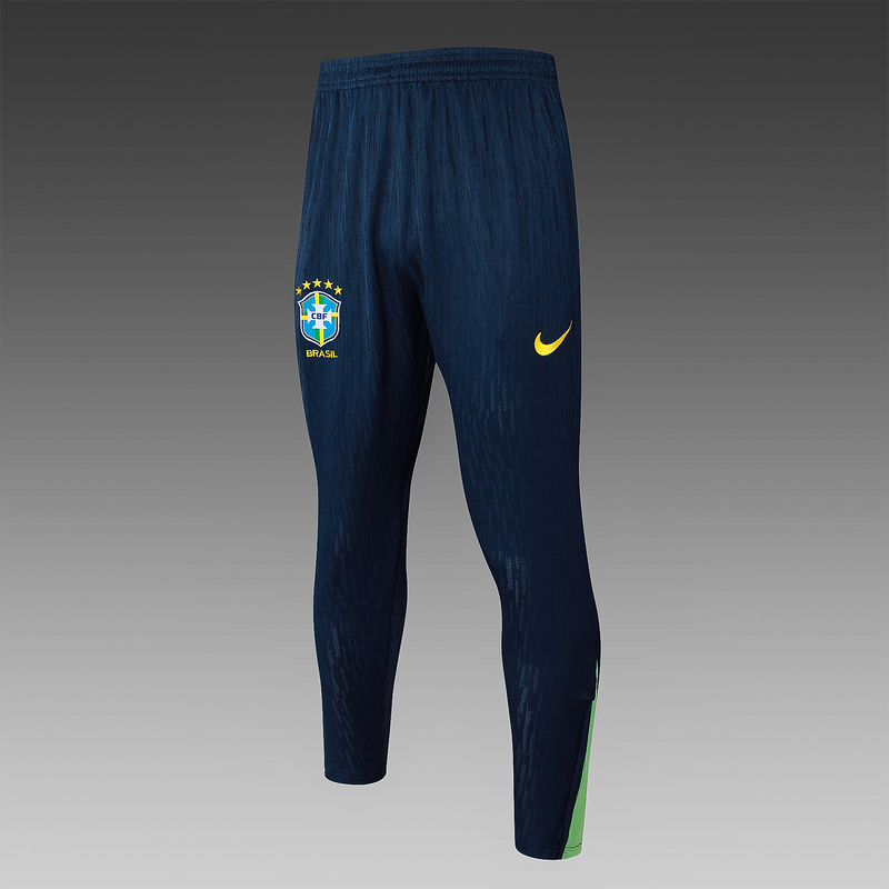 24/25 Brazil Yellow Long-sleeved half-pull training kit Football team kit