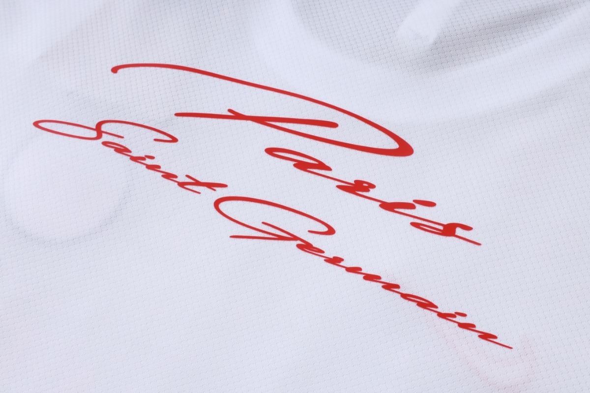 2026 PSG White Training Set Shirt and Shorts