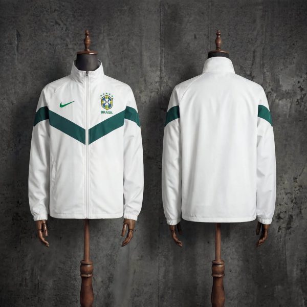 2026 Brazil White Windbreaker