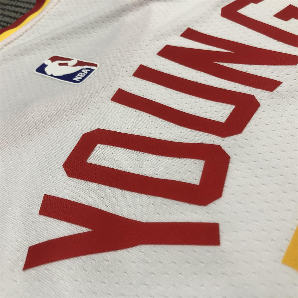 NBA Altanta Hawks Round Neck White Jersey YOUNG#11 S-XXL