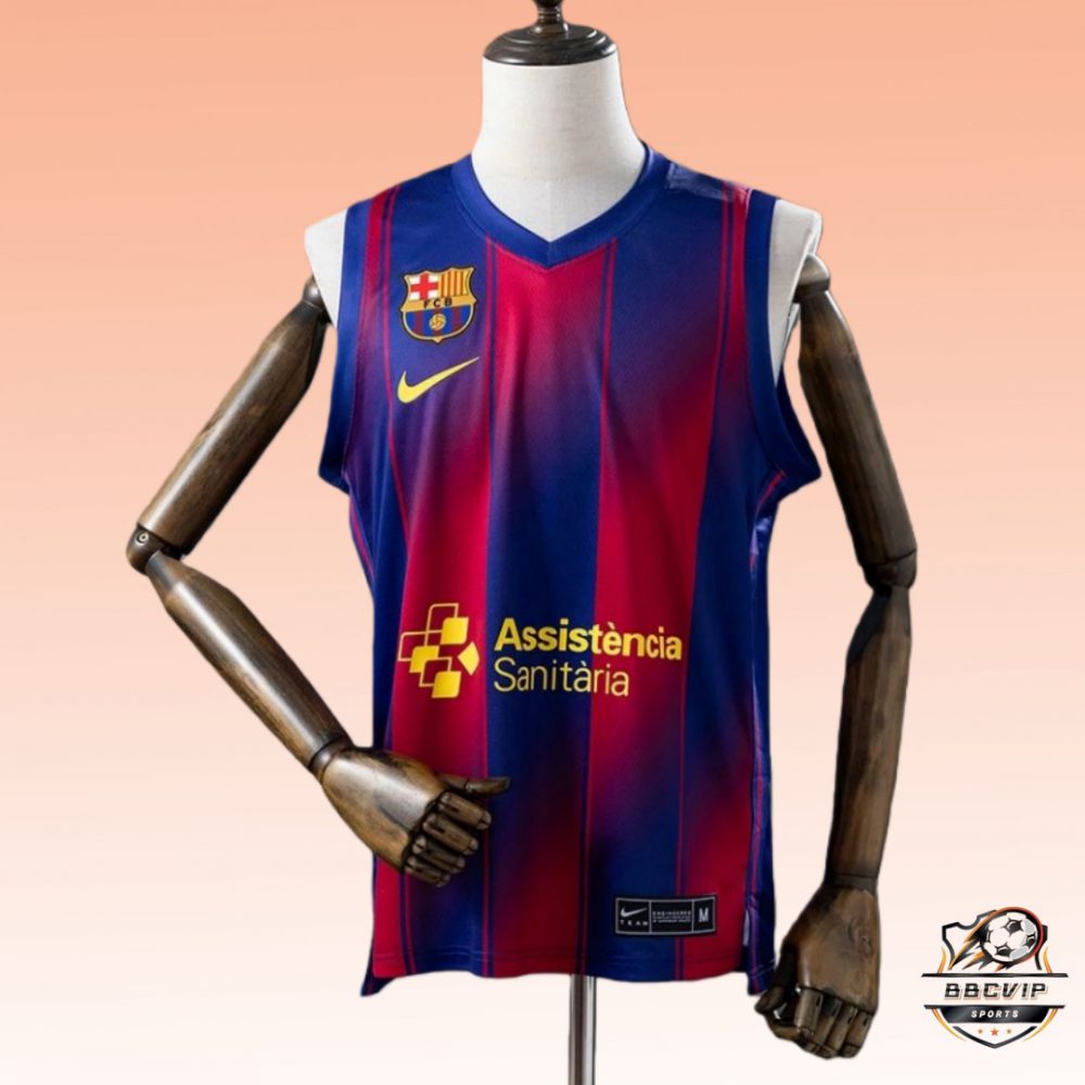 2025/26 Barcelona Basketball Home jersey Fan version