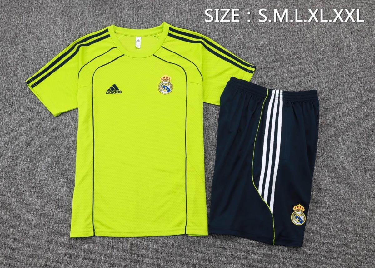 2026 Real Madrid Grass green Training Set Shirt andShorts