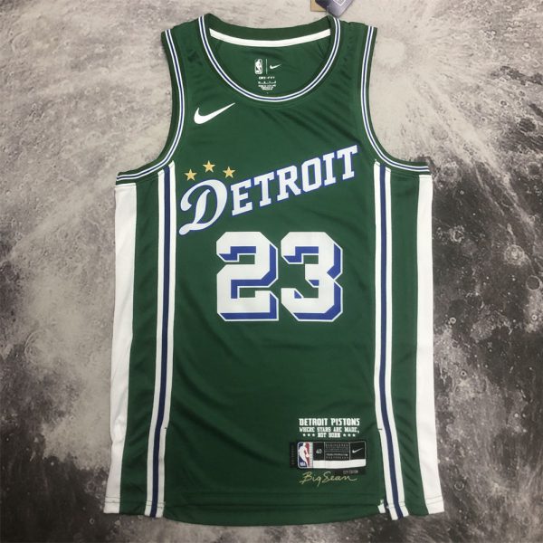 NBA Detroit Pistons Cade IVEY#23 2022/23 City Edition Swingman Jersey S-XXL