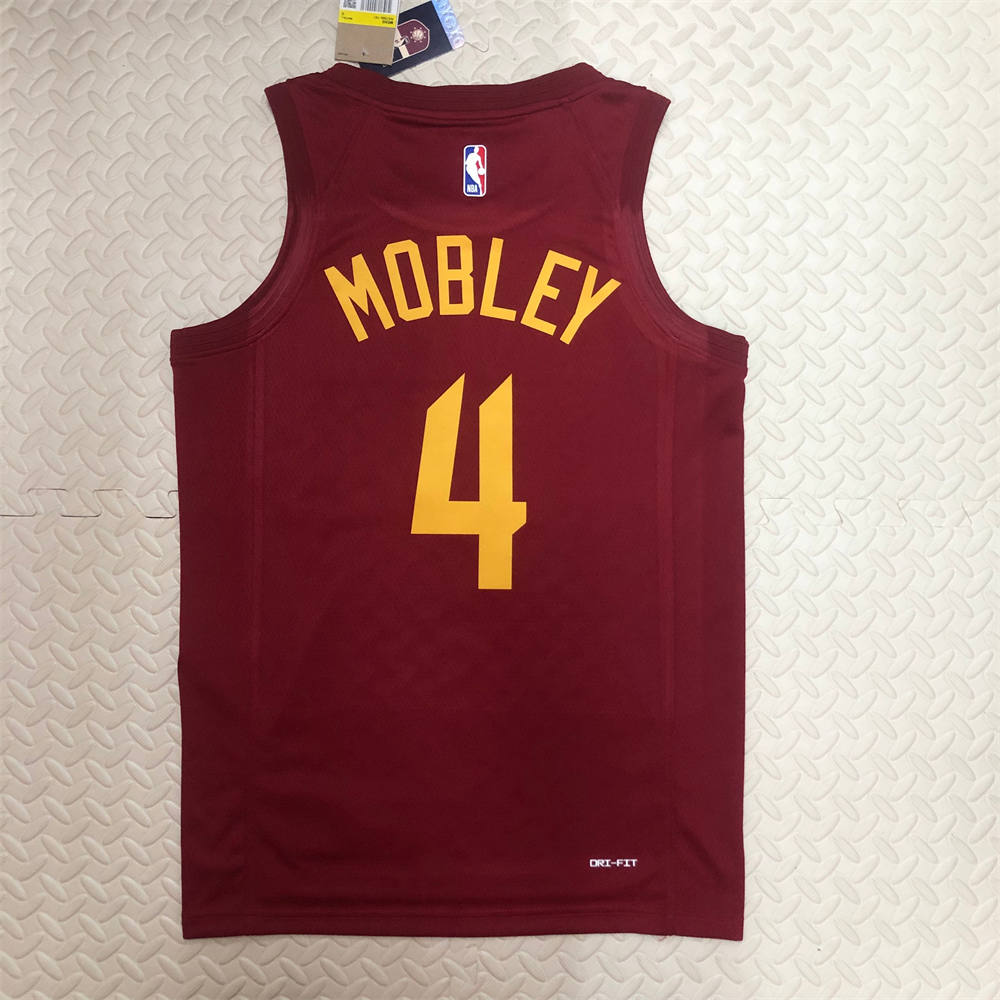 NBA Cleverland Cavaliers Round Neck Red jersey MOBLEY#4 S-XXL