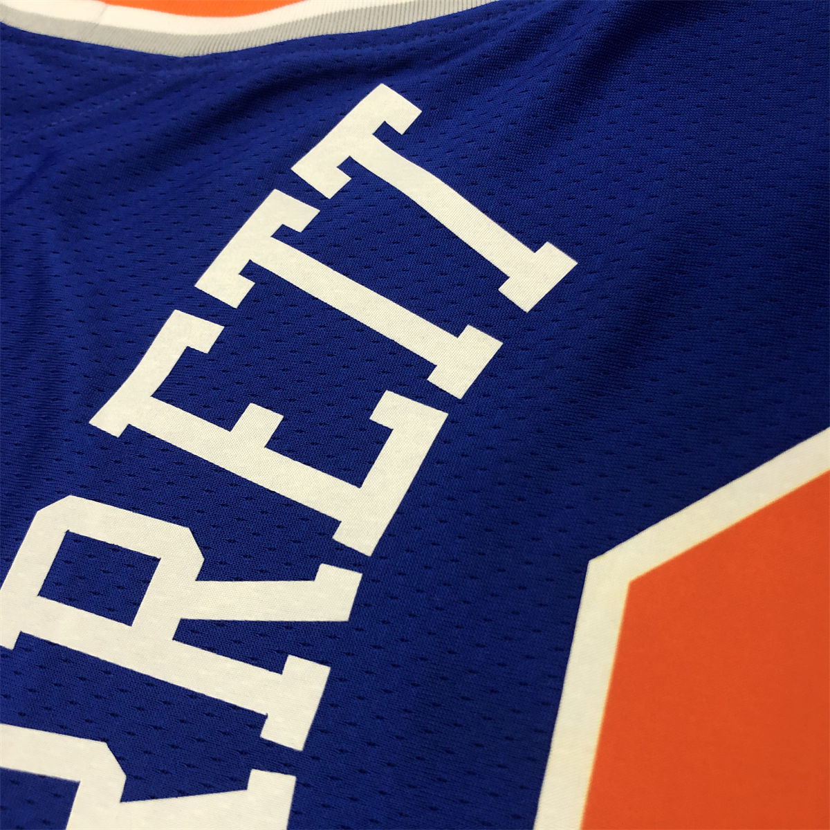 NBA New York Knicks Round Neck Blue jersey BARRETT#9 S-XXL