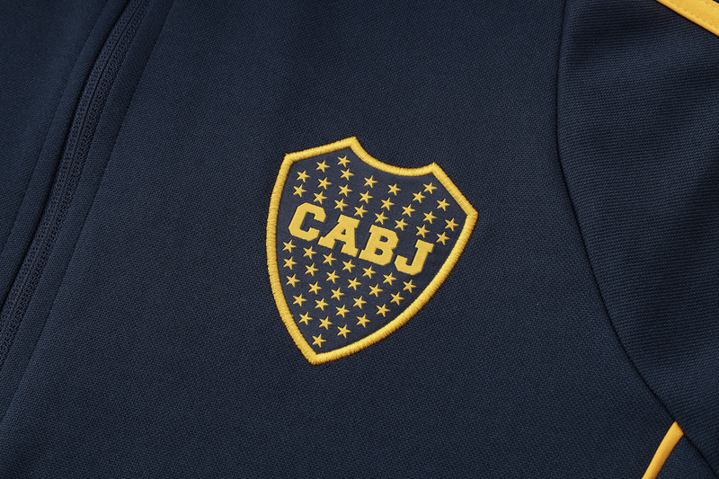2024/25 Boca Dark grey Jacket Training Suit Set Football Team Shirt Sports Fashion