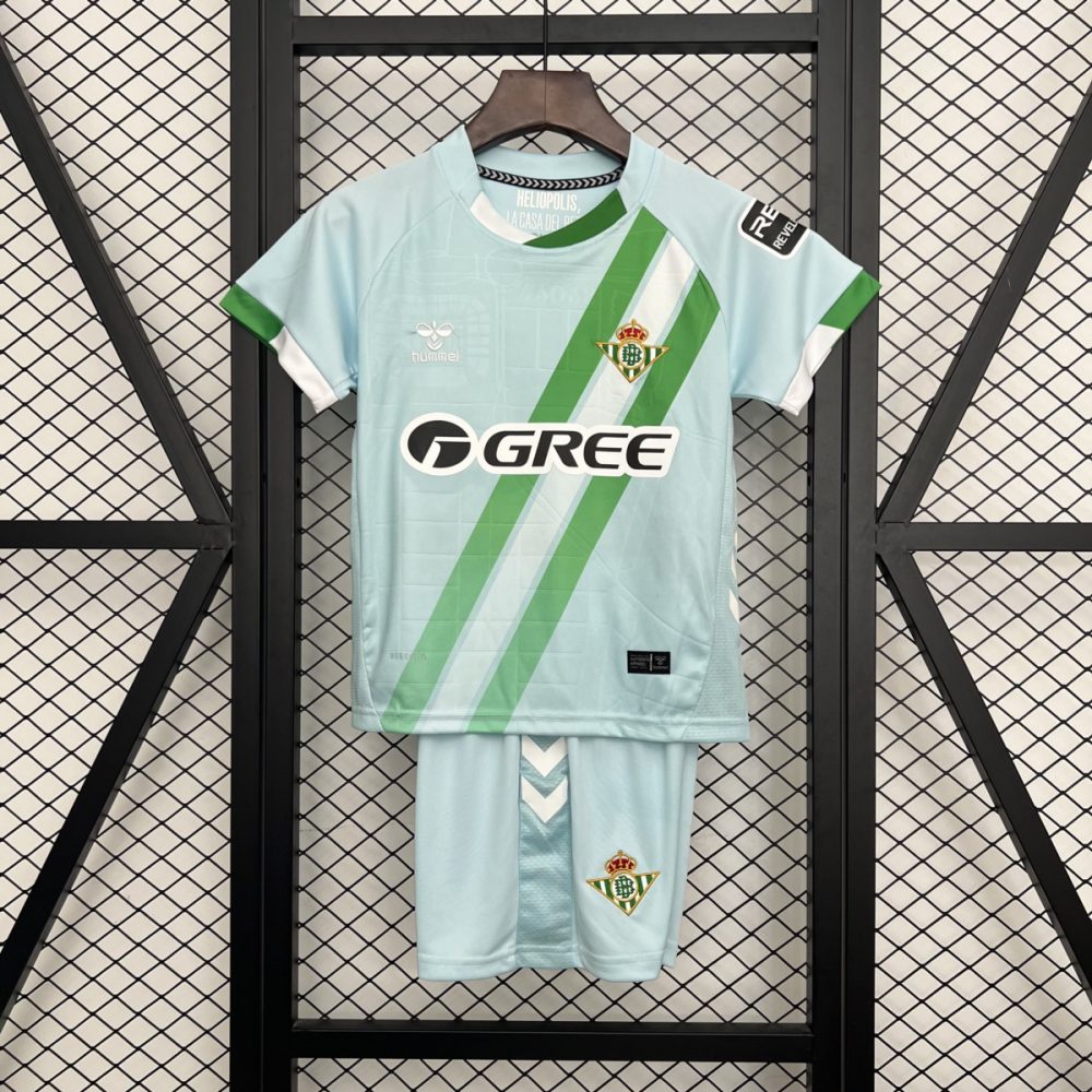 2025/26 Real Betis Away jersey kids Kits size: 16-28