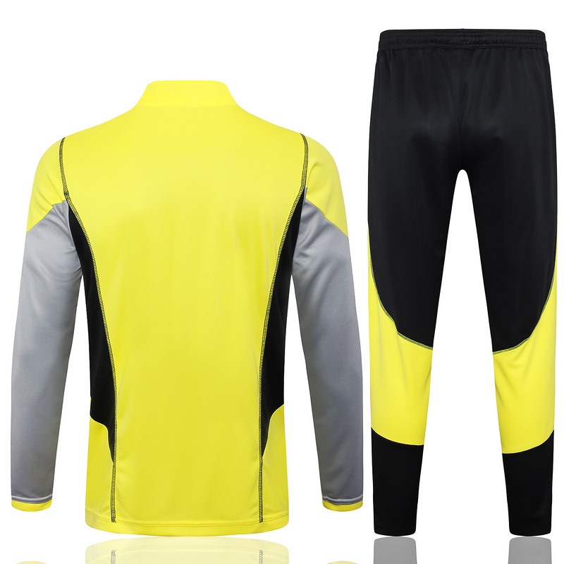 24/25 Flamengo Yellow Long-sleeved half-pull training kit Football team kit