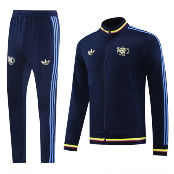 2024 Colombia Sapphire Blue Jacket Training Suit Set Football Team Shirt Sports Fashion