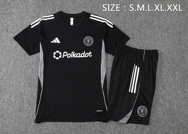 2025/26 Miami Black Training Set Shirt and Shorts