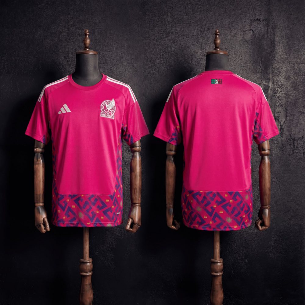 Mexico 2026 World Cup Goalkeeper Pink Jersey Fan Version