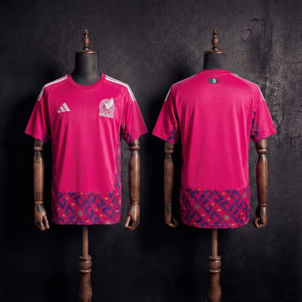 Mexico 2026 World Cup Goalkeeper Pink Jersey Fan Version