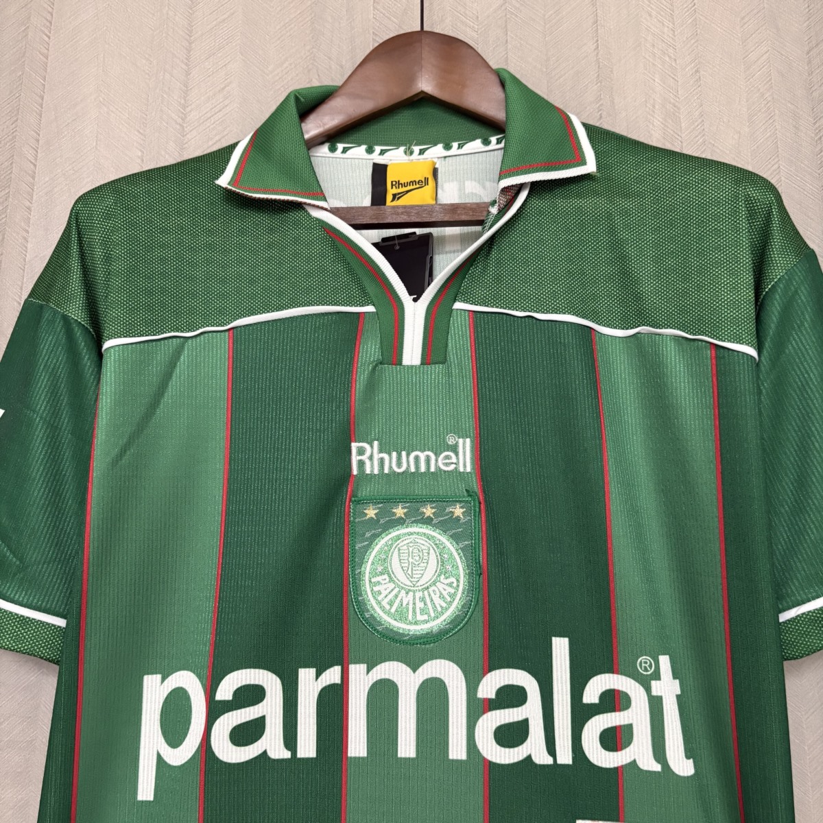Retro 1999 Palmeiras Liberator Cup Champion Jersey Fan Version