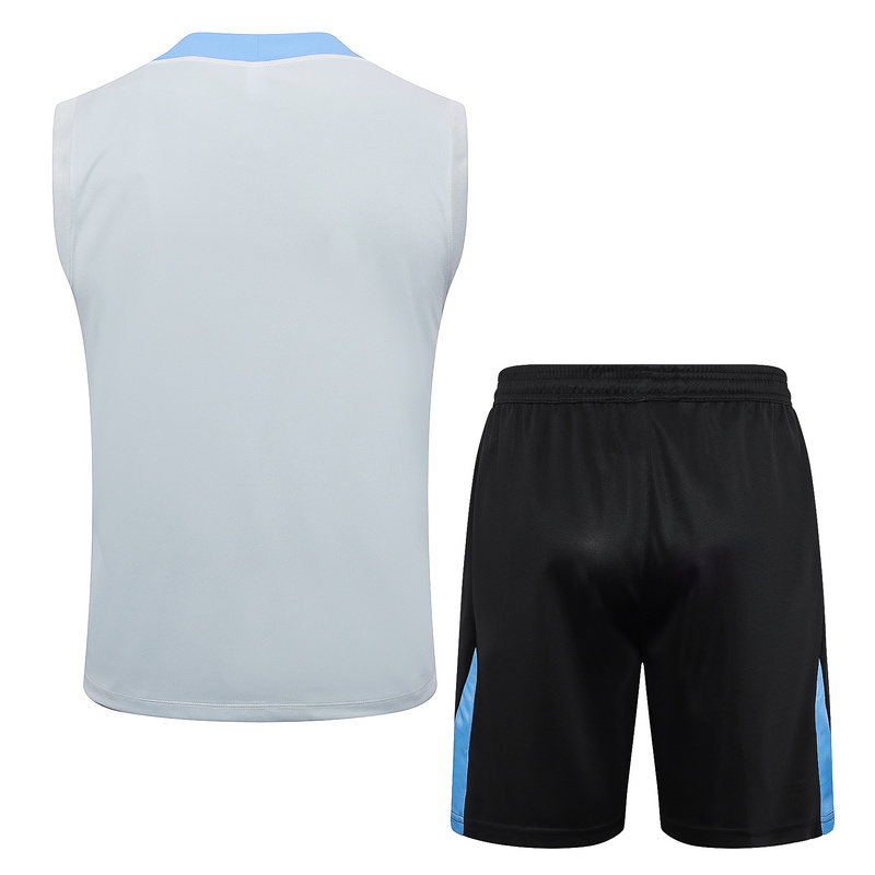 24/25 Tottenham light gray raining Set Shirt and Shorts