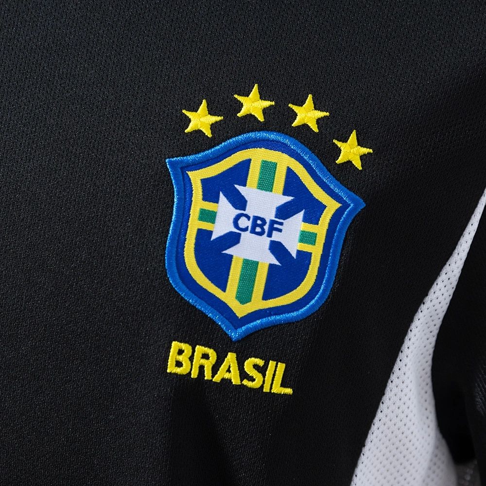 Retro 2002 Brazil Goalkeeper Black jersey Fan Version
