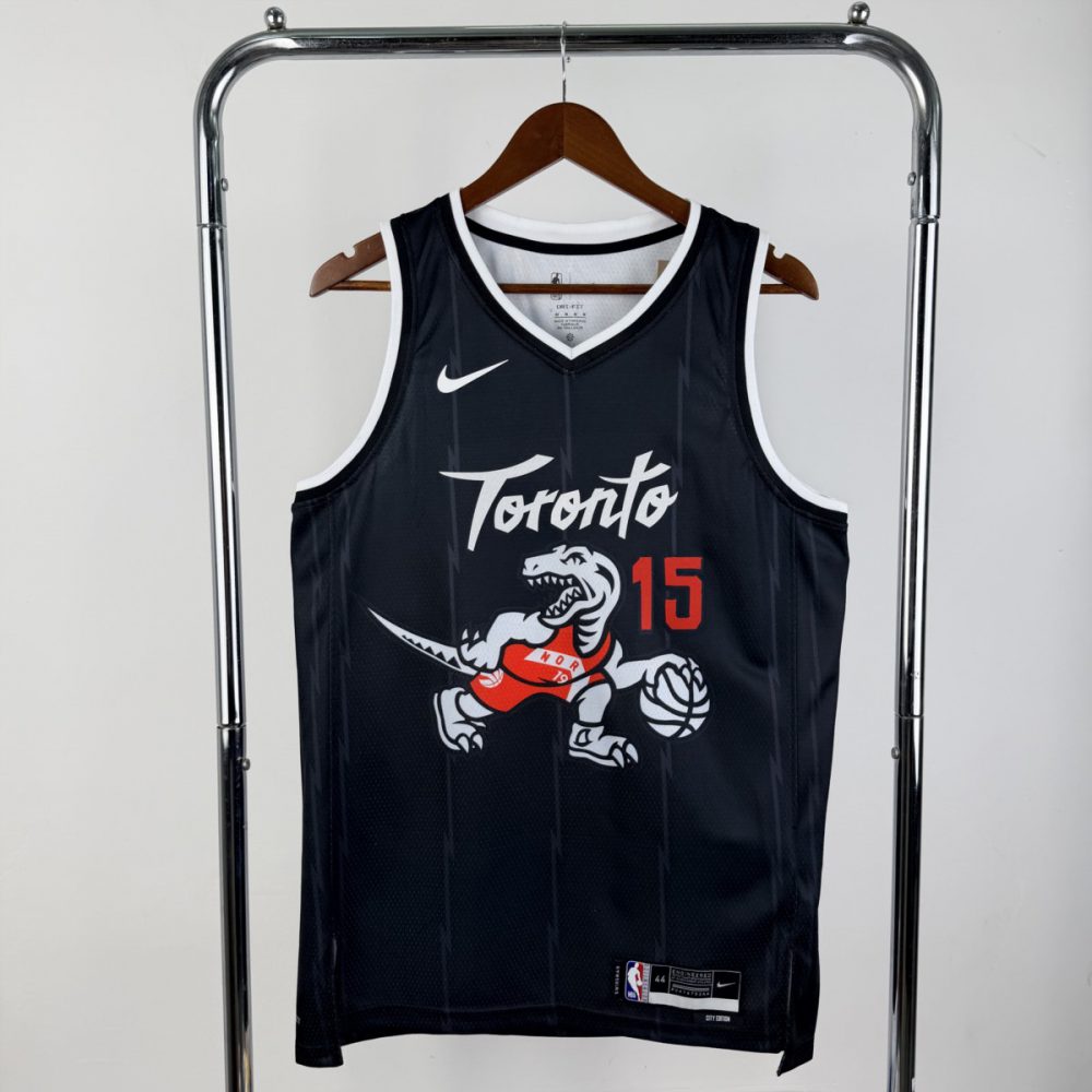 NBA Toronto Raptors 2026 City Edition Black Jersey CARTER#15