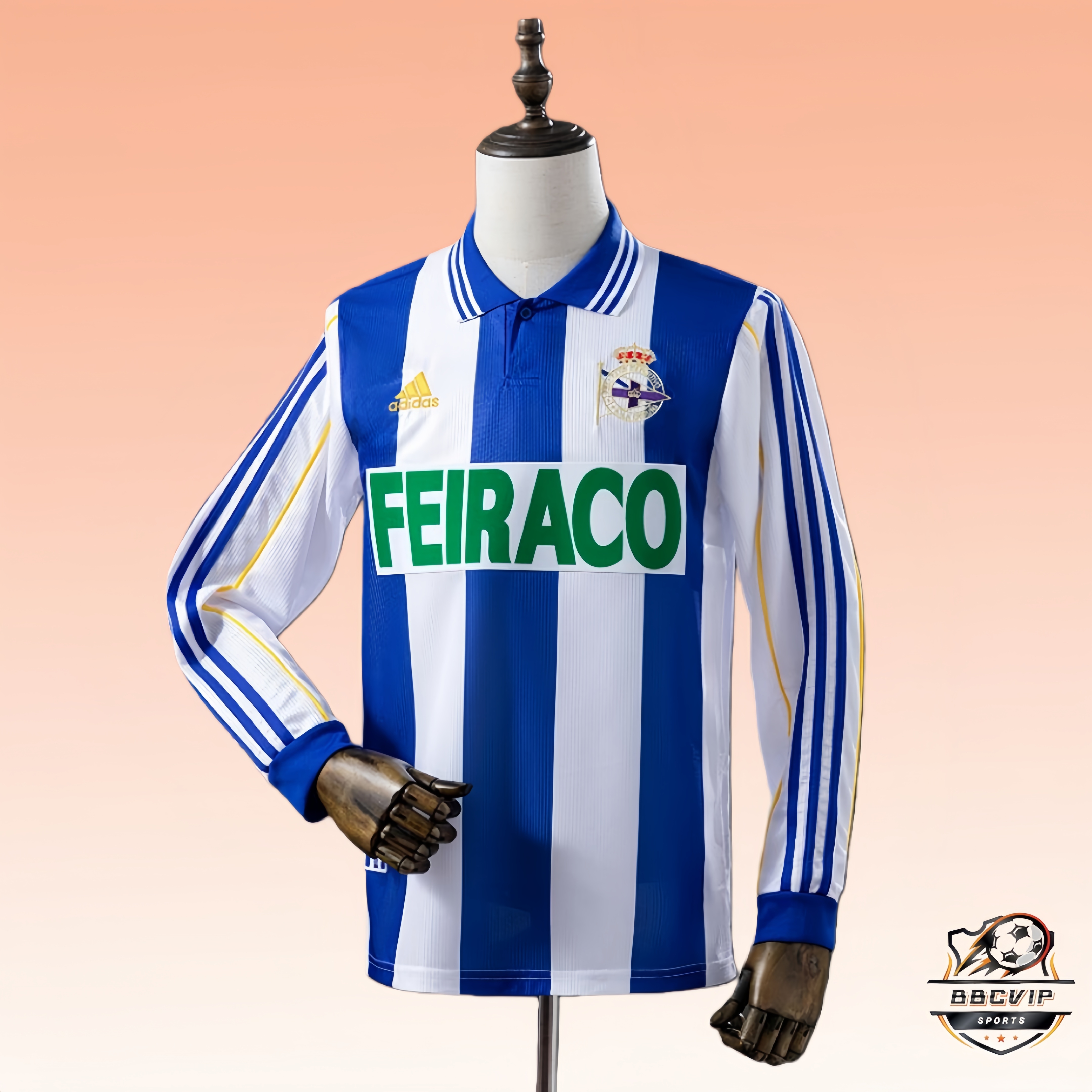 Retro Deportivo La Coruna 99/00 Home jersey Fan Version