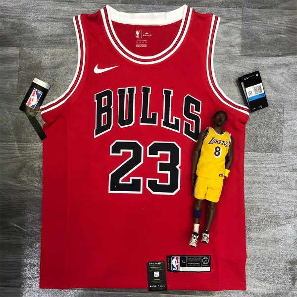 NBA Chicago Bulls Round neck Red Jersey JORDAN#23 S-XXL
