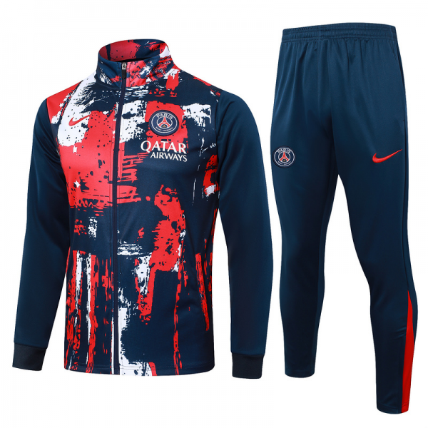 2024/25 Paris Royal blue Jacket Training Suit Set Football Team Shirt Sports Fashion