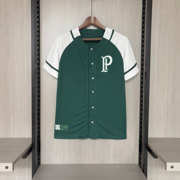 2025/26 Palmeiras US Pack Full-Button Baseball Green jersey Fan version