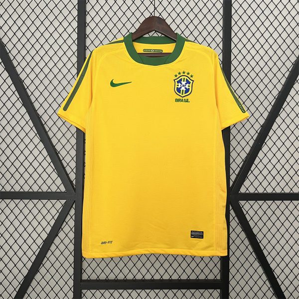 Retro 2010 Brazil home jersey Fan Version