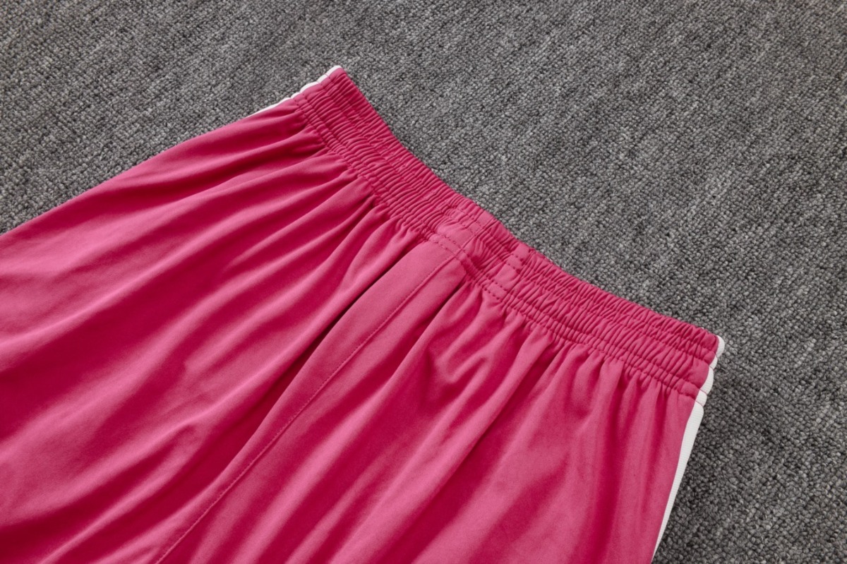 2026 Real Madrid Pink Long-sleeved half-pull training kit