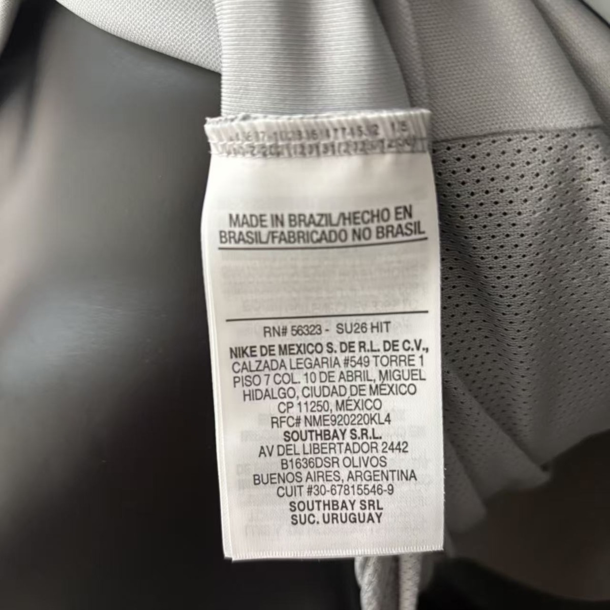 2026/27 Vasco da Gama Trainning Gray Vest Fan version