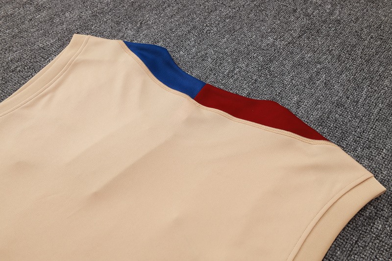 24/25 Barcelona Khaki Training Set Shirt and Shorts