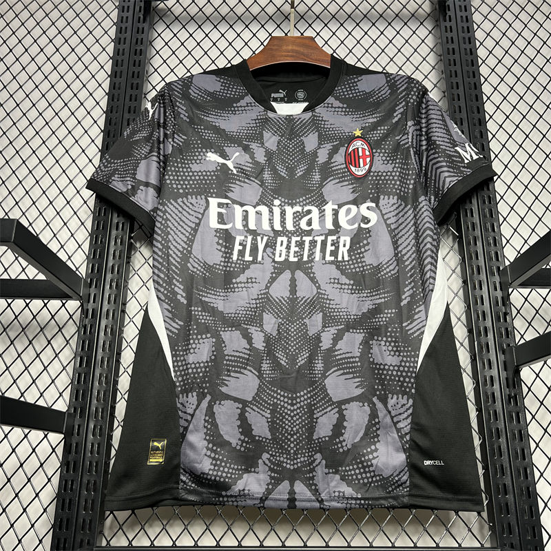 2024/25 AC Milan Goalkeeper Black Jersey Fan Version