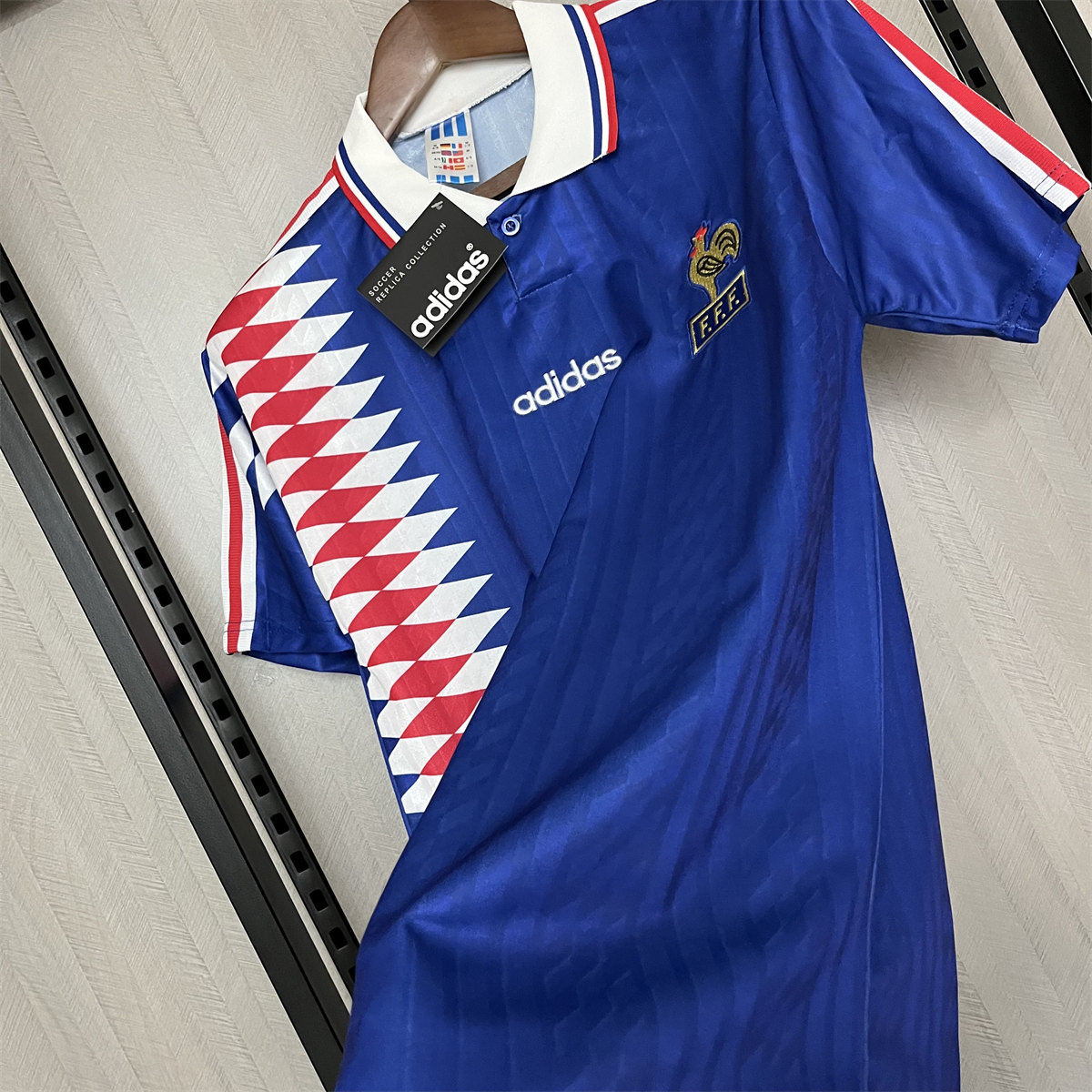 Retro France 1994 Home jersey Fan Version