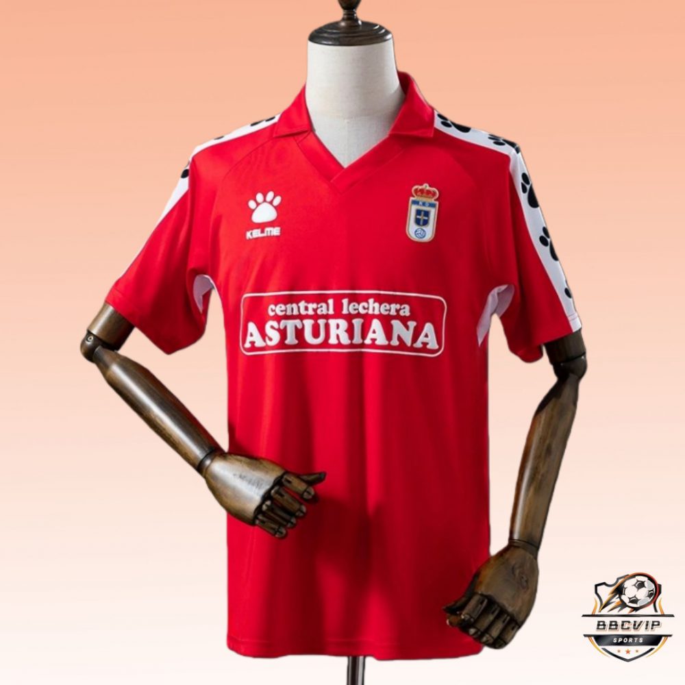 Retro Real Oviedo 1990/91 Away jersey Fan Version