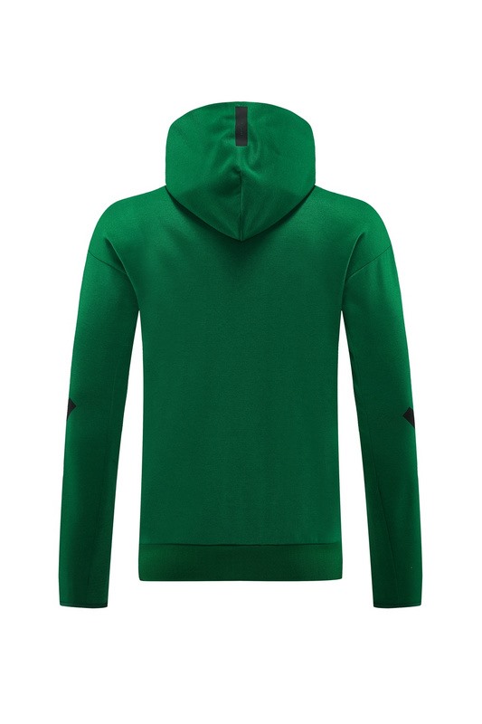 2024 Adidas Green Hoodie Jacket Kit Set Football Team Shirt Sports Fashion