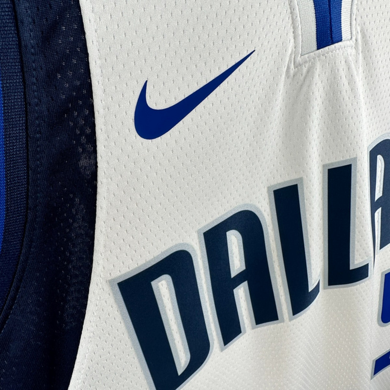 NBA Dallas Mavericks V-Neck White Jersey RUSSELL#5 S-XXL