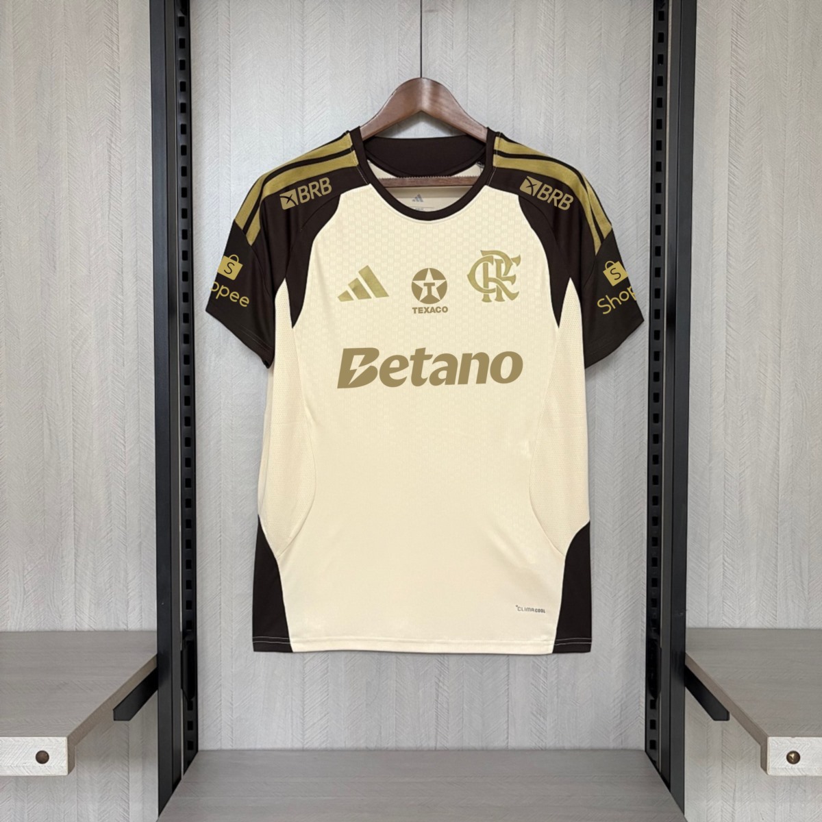 2026/27 Flamengo Training Beige Jersey Fan version
