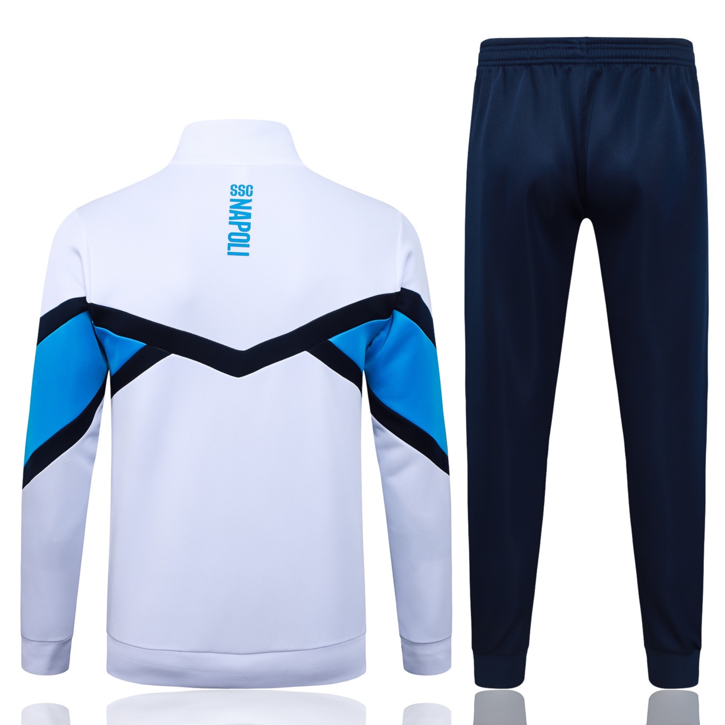 2025/26 Napoli White Training Suit Set Football Team Shirt Sports Fashion