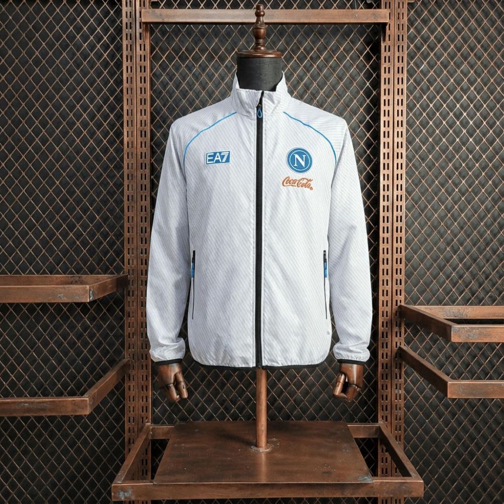 2025 Napoli White Windbreaker Sport Unifom jersey Sport Unifom