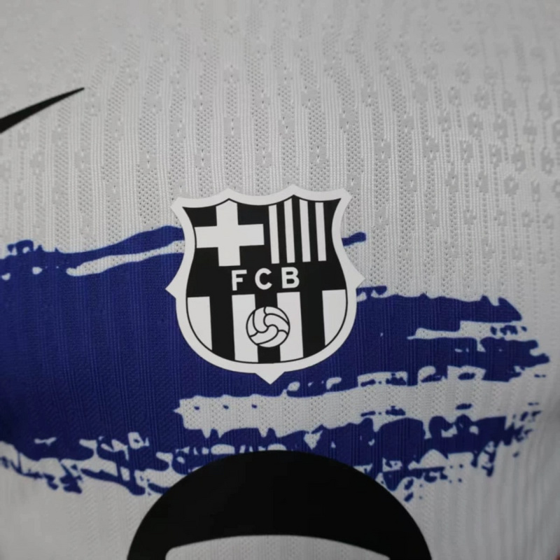 2025/26 Barcelona Training White jersey Player Version