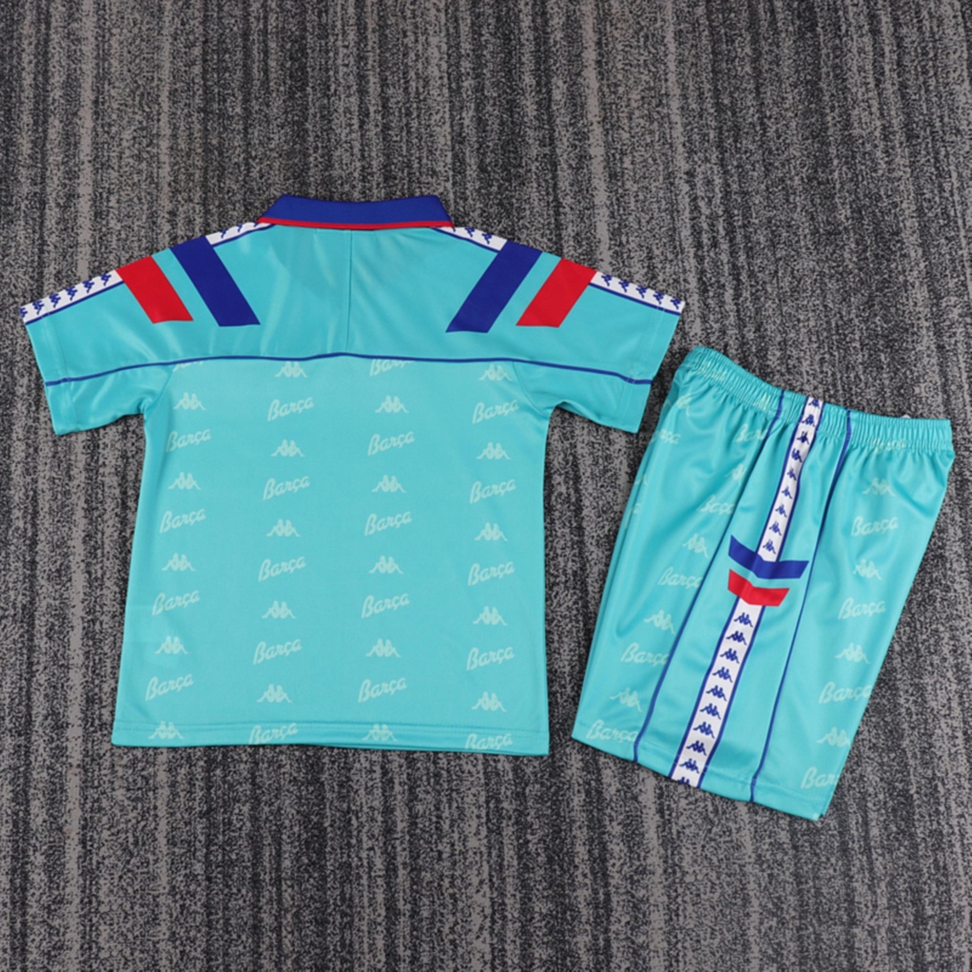 Retro Barcelona 92/95 away jersey Kid Kits Size 16-28