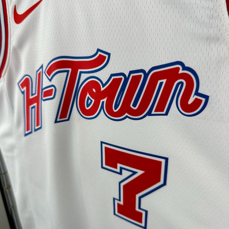 NBA Houston Rockets 2024 Round Neck Balck Jersey DURANT#7 S-XXL