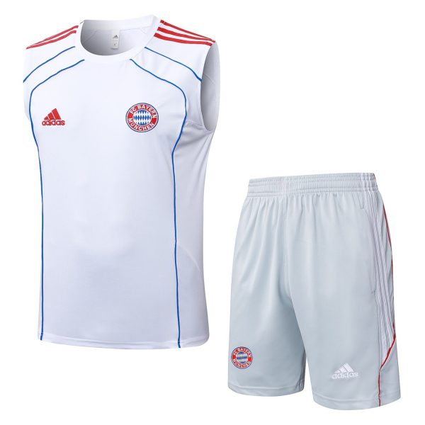 2026 Bayern Munich White Training Set Shirt and Shorts