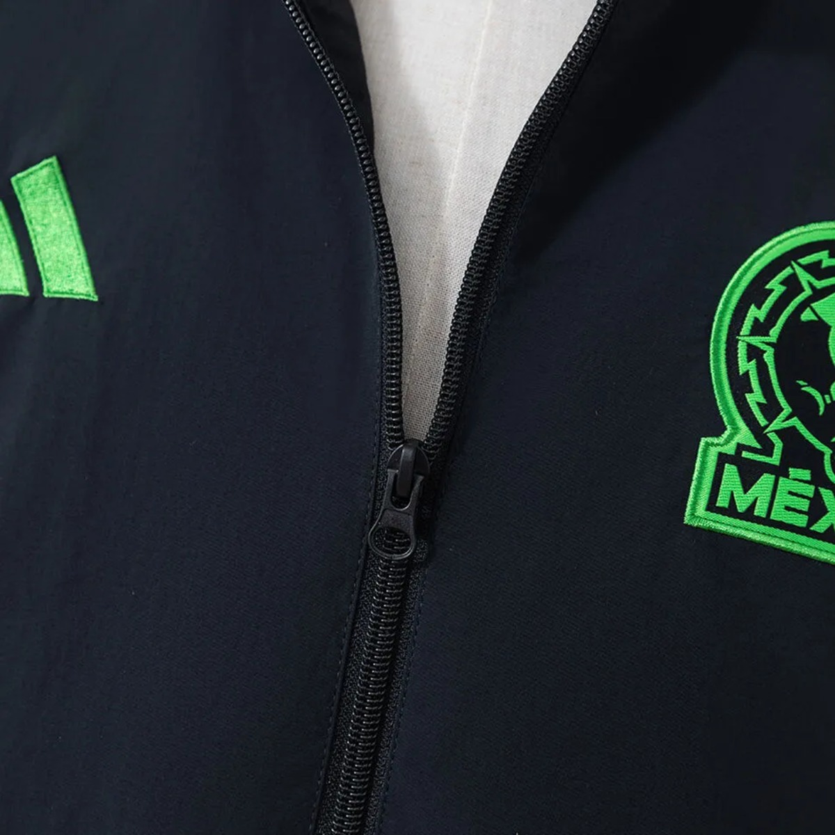 2026 Mexico Black Jacket Windbreaker