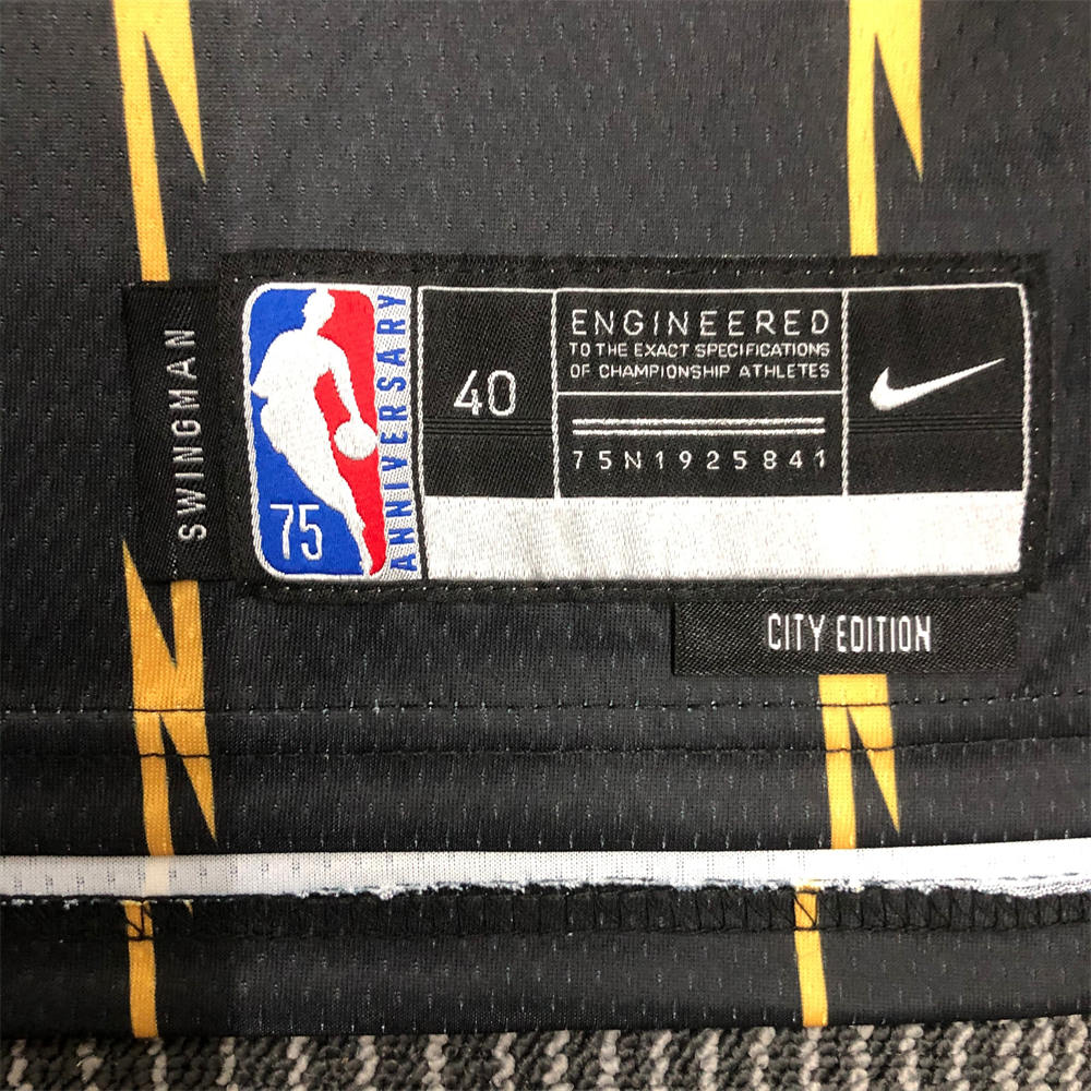 NBA Toronto Raptors V-Neck Black 75th Anniversary Jersey VANVLEET#23 S-XXL