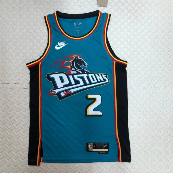 NBA Detroit PIstons Round Neck jersey CUNNINGHAM#2 S-XXL