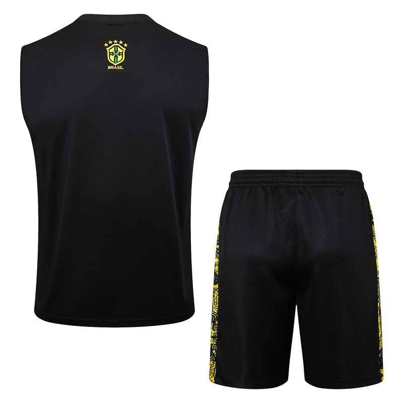24/25 Brazil Yellow Training Set Shirt and Shorts