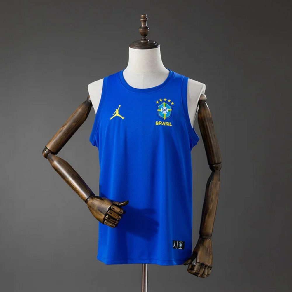2026 Brazil x Jordan Training Vest Fan version